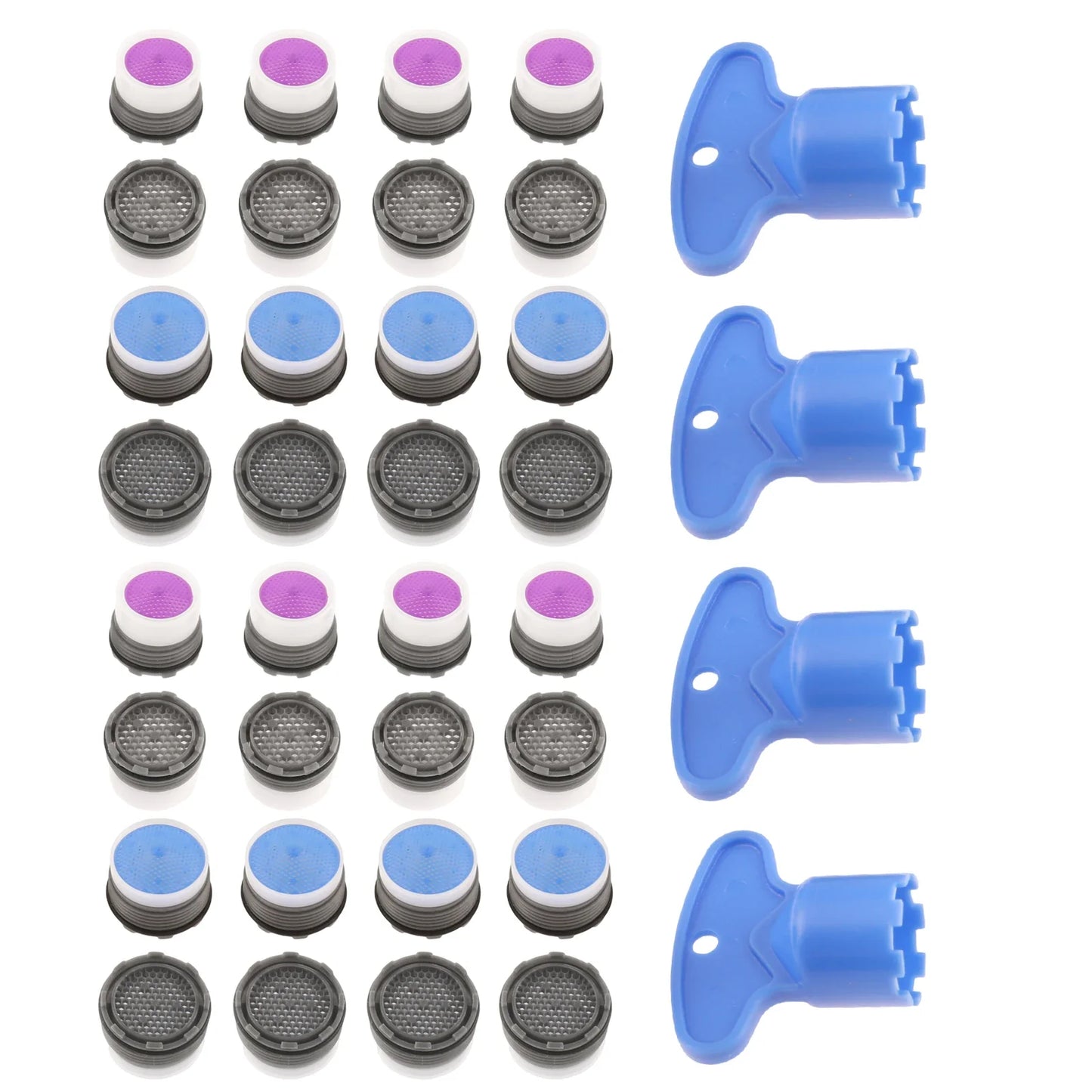 M16 M18 Faucet Aerator Set 6/10 Pcs with Wrenches | Water Saving