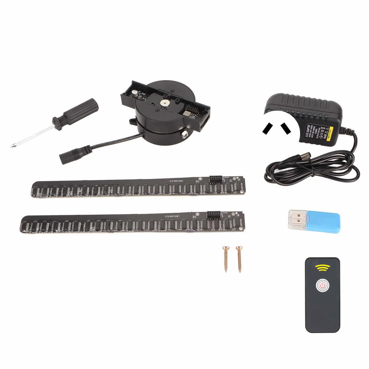 3D Hologram Fan 2000x224 224 LED Beads Support Wifi APP Projector
