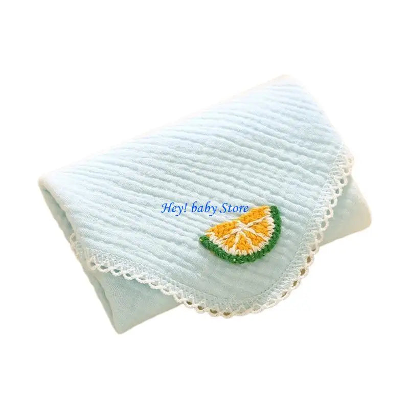 Muslin Baby Burp Cloths | Soft Wash Cloth & Infant Bib