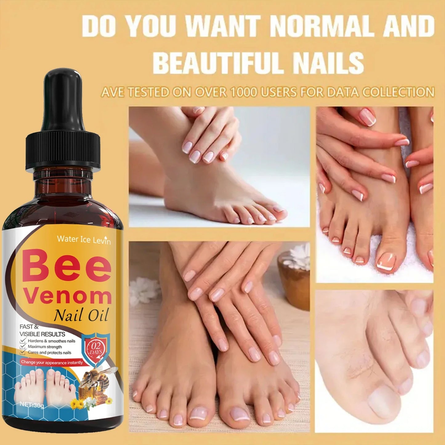 Bee Venom Nail Oil with Salicylic Acid | Harden & Strengthen