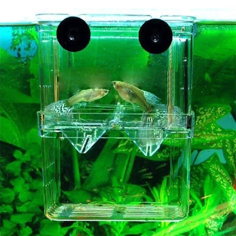 Multifunctional Fish Aquarium Clear Breeding Isolation Box Breeder