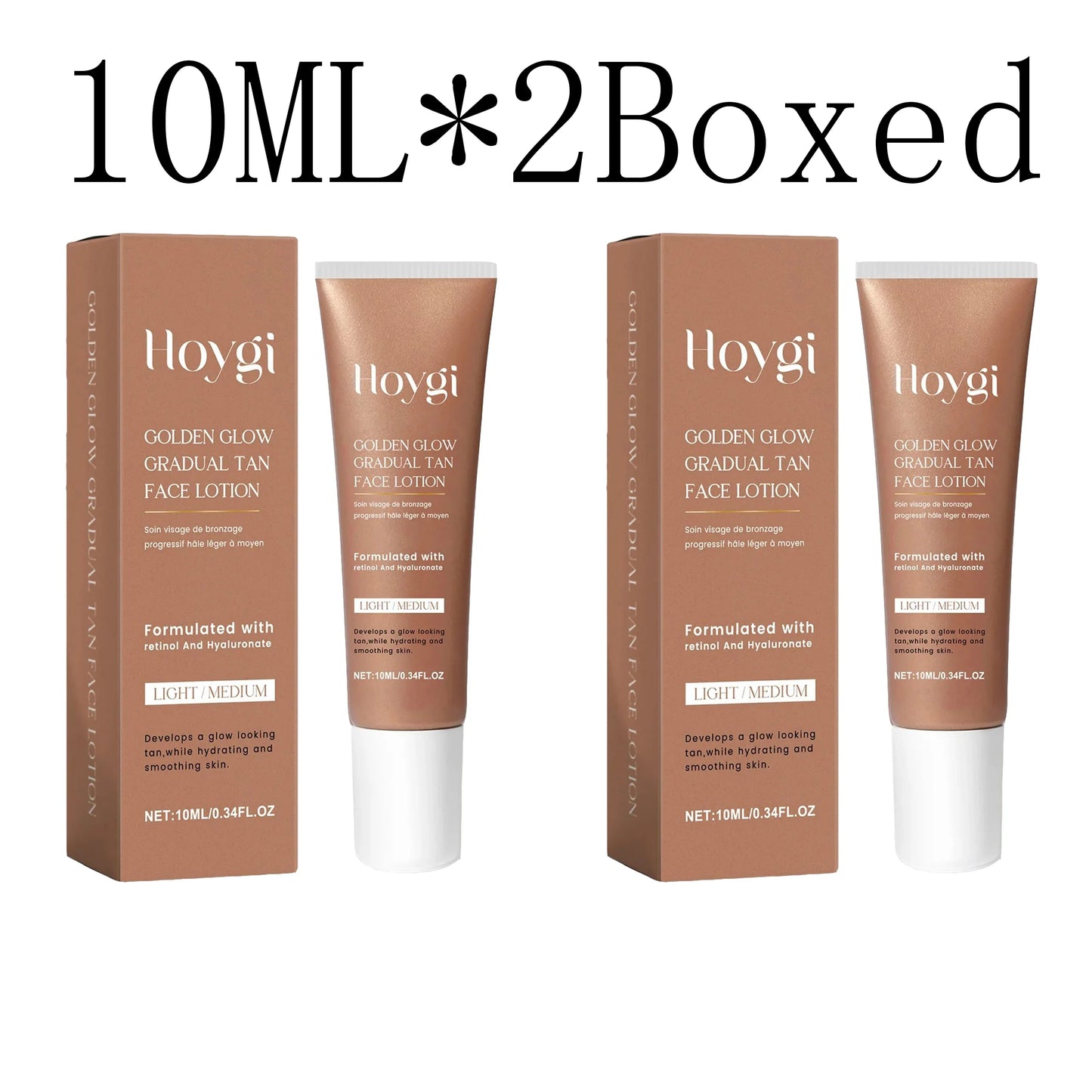 Hoygi Sunless Self-Tanning Lotion – Face & Body Bronzer