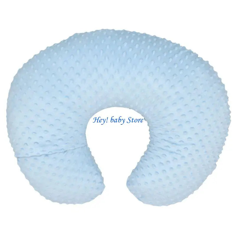 Stretchy Nursing Pillow Cover | Soft Minky, Large Zipper, 22.5"