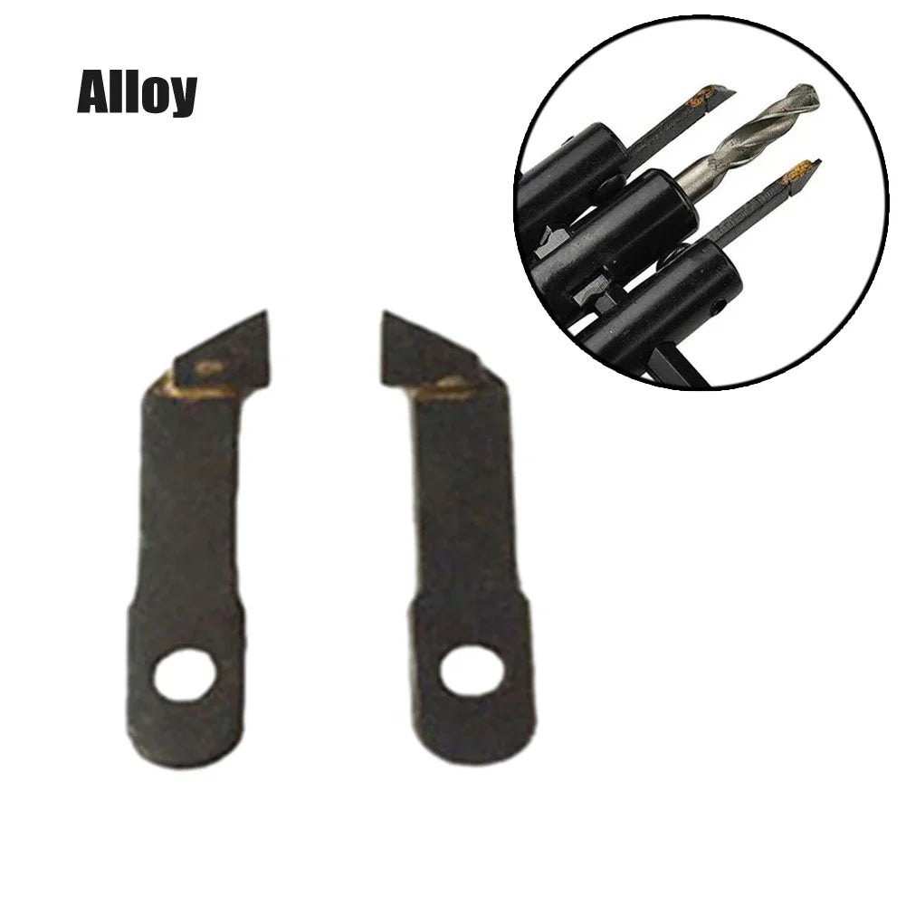 2-Pack Adjustable Circle Hole Cutting Blades – Wood & Plastic
