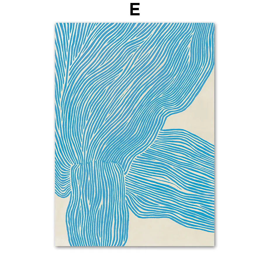 Abstract Girl Flower Vase Canvas Wall Art | Nordic Poster
