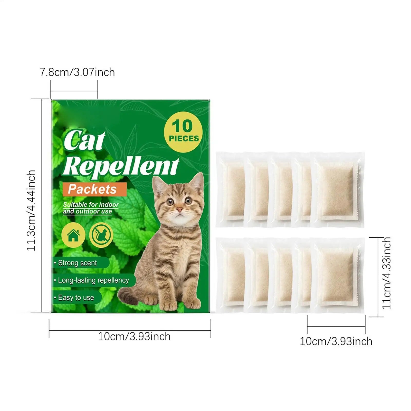 Cat Training Aids 10 Pieces Behavior Training Outdoor Indoor Bags For Kittens Indoor Home Plants Outdoor Garden Lawn Yard Peaceful Pleasures Health and Wellness