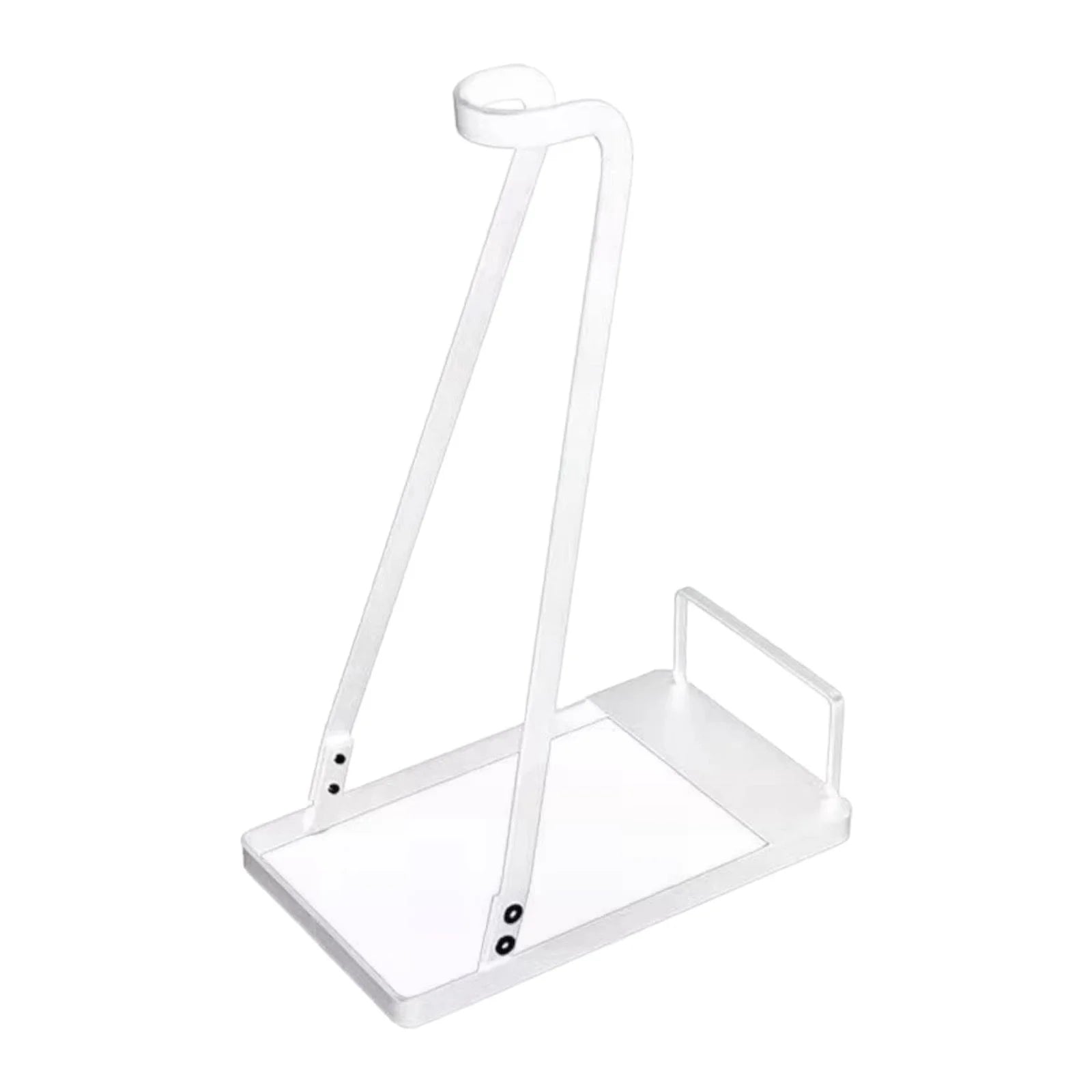 No-drilling Vacuum Stand Stable Metal Storage Bracket Stand Holder Fit Most Stick Vacuum Cleaner Peaceful Pleasures Health and Wellness WHITE