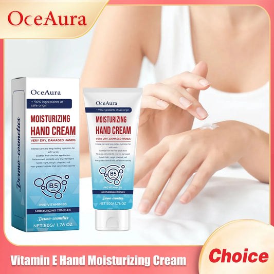 OceAura Vitamin E Hand Cream – Moisturizing & Brightening 50g Hand Moisturizing Cream Oasis Select