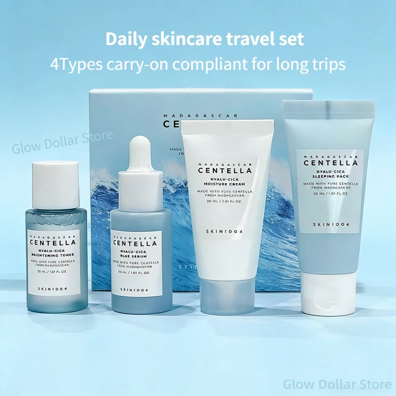 SKIN1004 Centella Hyalu-Cica & Poremizing Travel Kit 4pc Set K-Beauty Skincare Set Peaceful Pleasures Health and Wellness