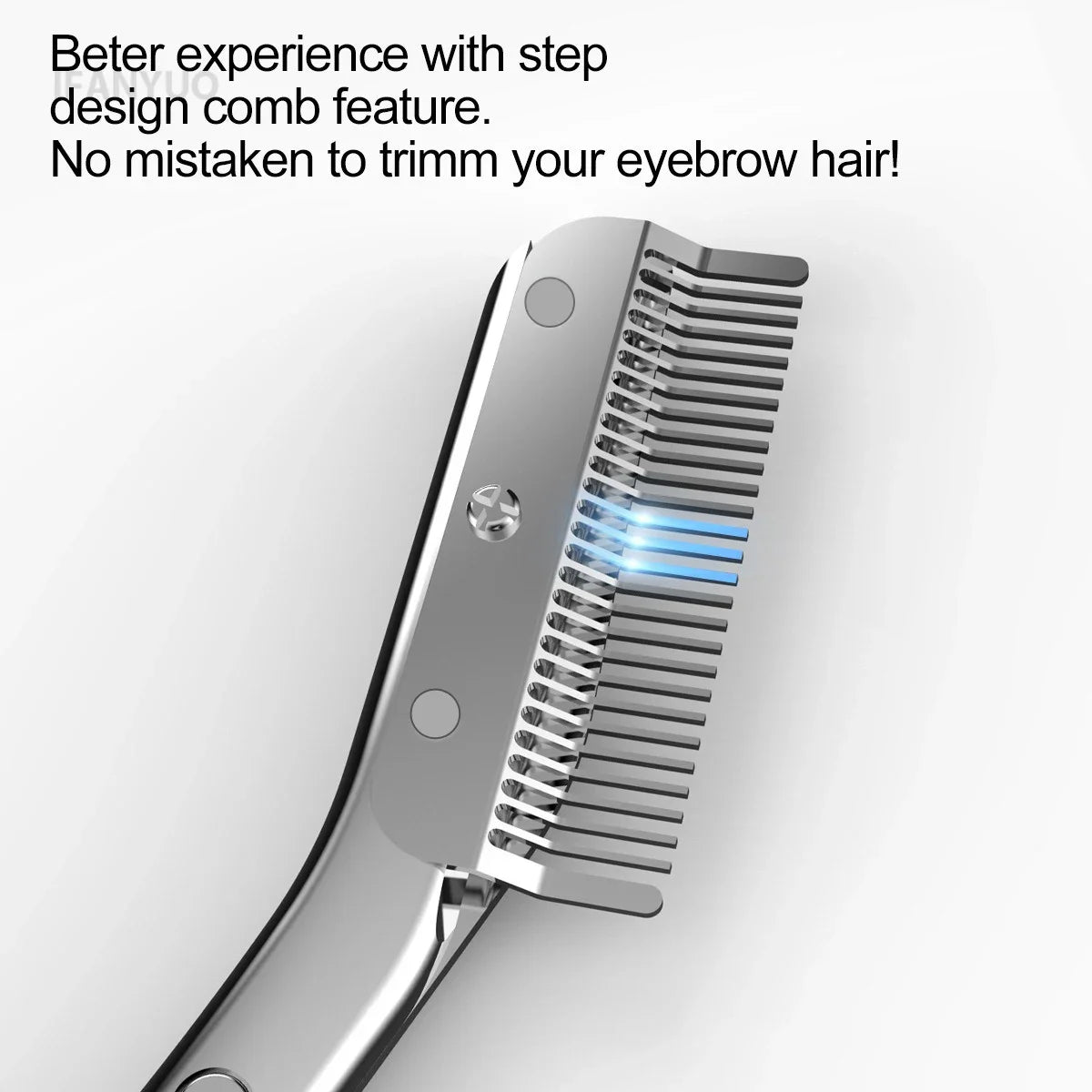 High Quality Stainless Steel Eyebrow Trimmer with Comb Brush Precision Hair Removal Shaver Scissors Eyebrows Shaping Makeup Tool Peaceful Pleasures Health and Wellness