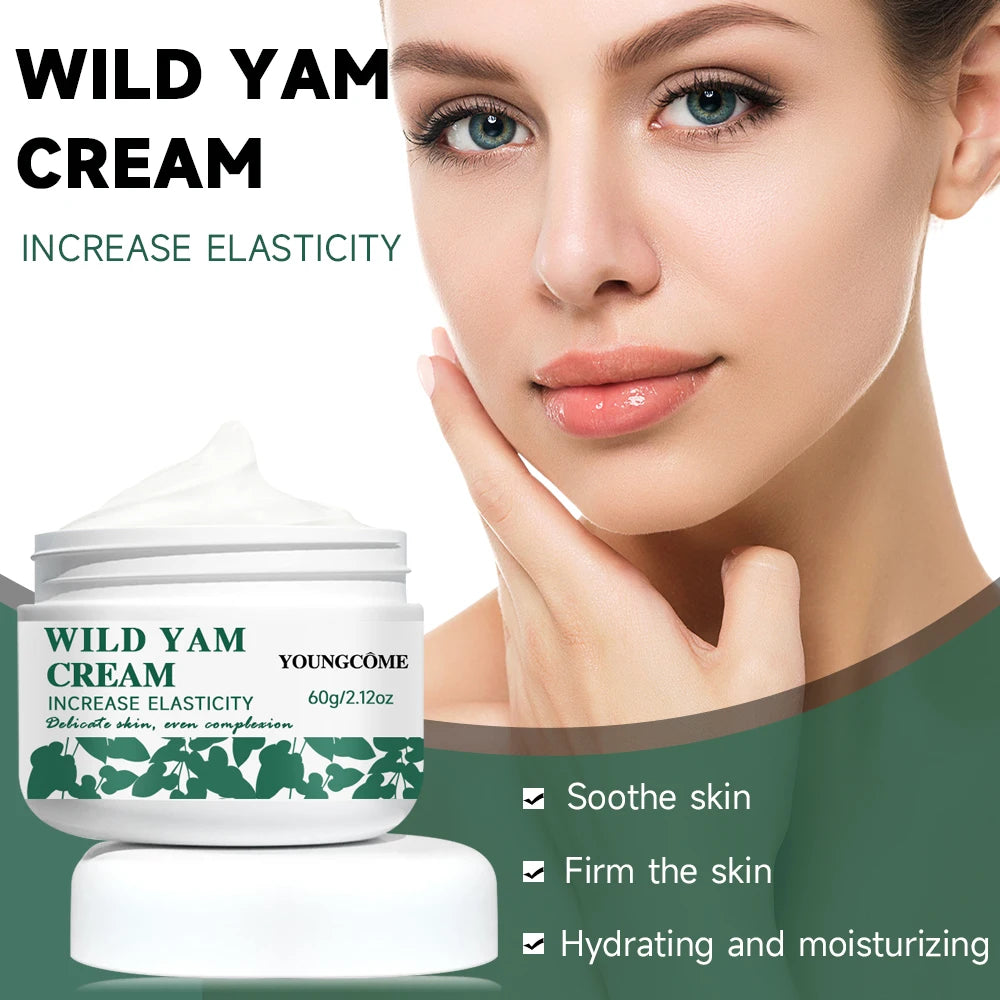 Wild Yam Cream – Firming, Lifting & Wrinkle Collagen Face Cream Firming Face Cream Peaceful Pleasures Health and Wellness