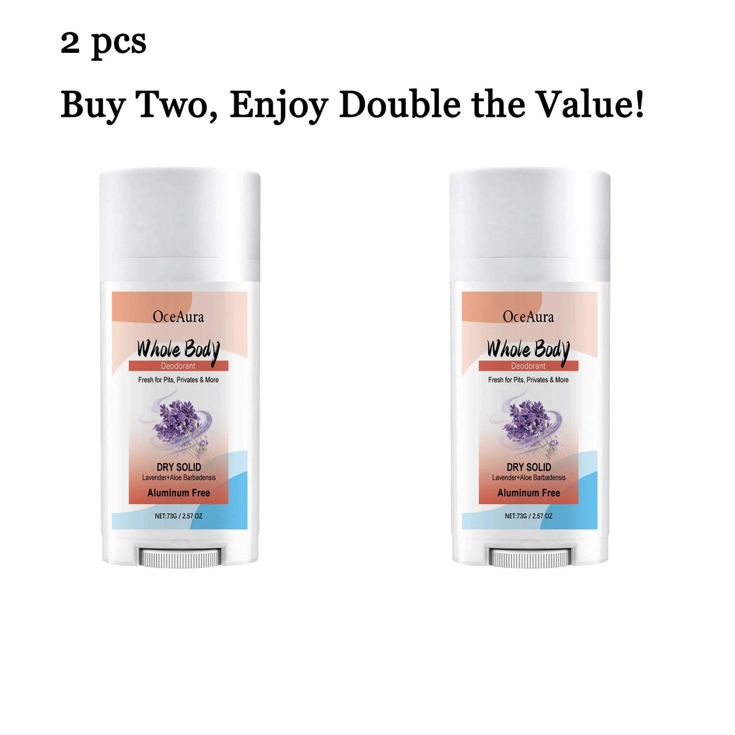 Floral Body Deodorant Stick 73g – Alcohol-Free & Moisturizing