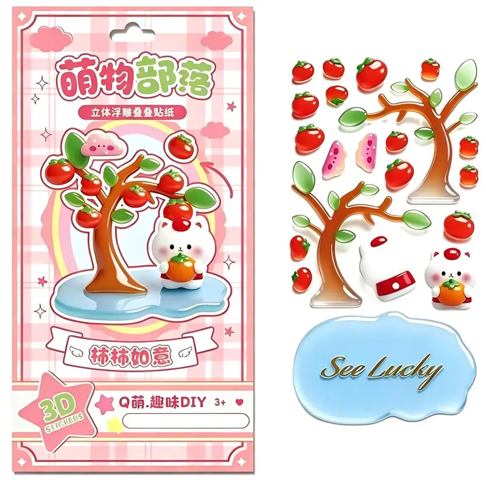 3D Crystal Stackable Stickers – DIY Scene Kit for Kids