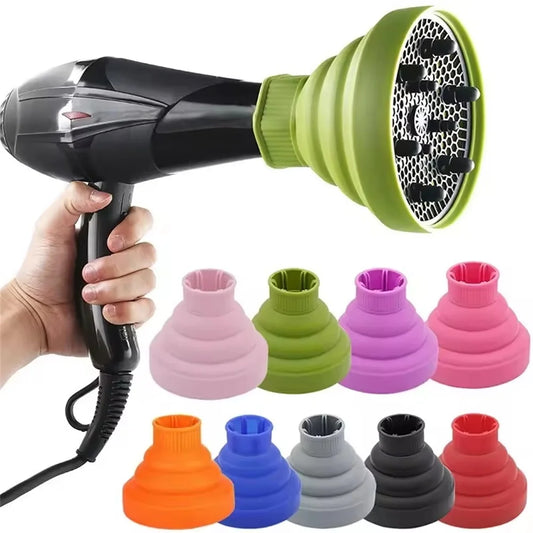 Silicone Hair Dryer Curl Diffuser – Foldable & Universal Fit Hair Dryer Diffuser Oasis Select