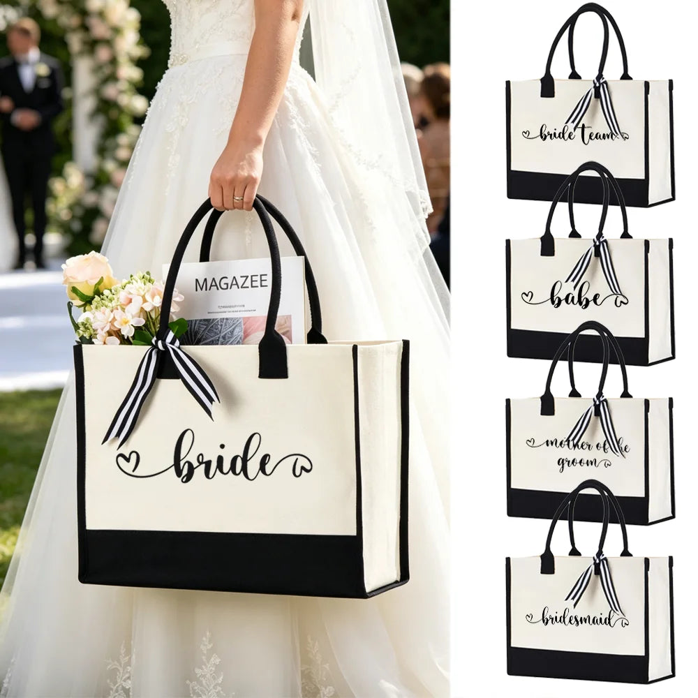 Future Mrs Canvas Tote Bag | Bridal Shower Bachelorette Gift Bridal Canvas Tote Bag Peaceful Pleasures Health and Wellness