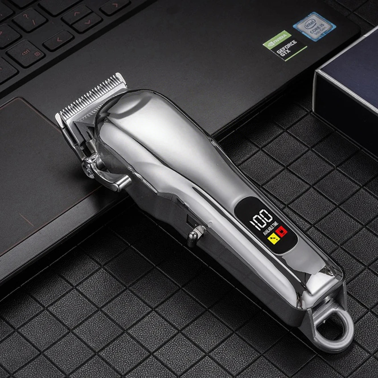 Professional Cordless Electric Pet Clipper Low Noise Dog Hair Trimmer Grooming Shaver Cutter Machine for Dogs Cats Peaceful Pleasures Health and Wellness