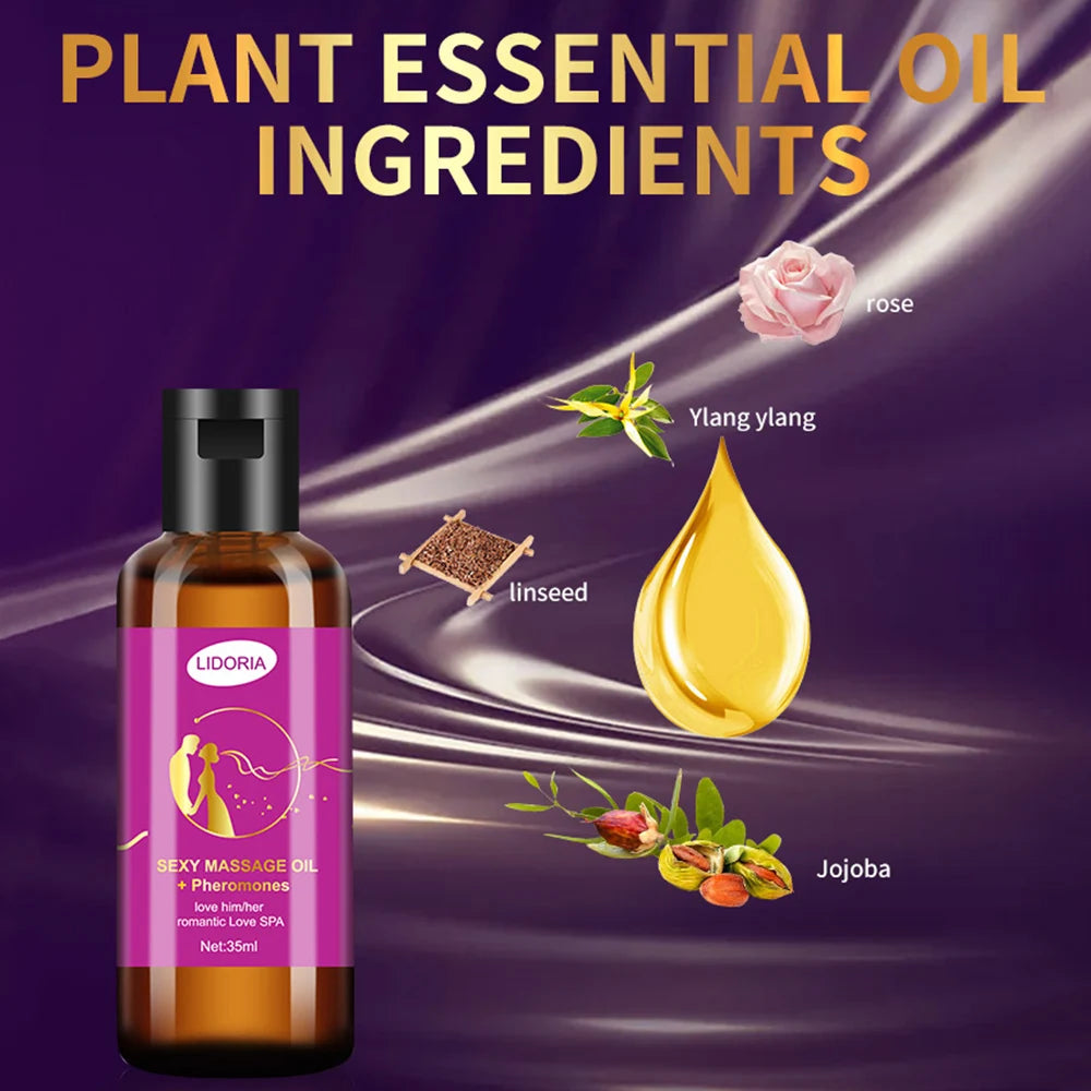Massage Oil n & Women Private Parts Massage Oil Lasting Sexual Life 35ml Enlargement Oil for Adults Peaceful Pleasures Health and Wellness