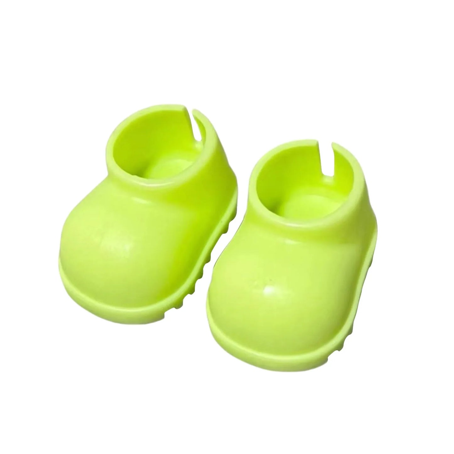 New Hand-made For 17CM Labubu Doll Shoes Dressing Replacement DIY Doll Leather Shoes Multiple Styles Doll Accessories Doll Toys Peaceful Pleasures Health and Wellness Green One Size