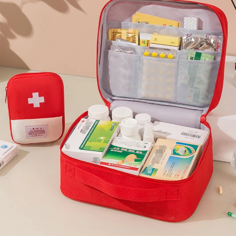 Portable First Aid Kit Bag – Travel, Outdoor & Home Emergency