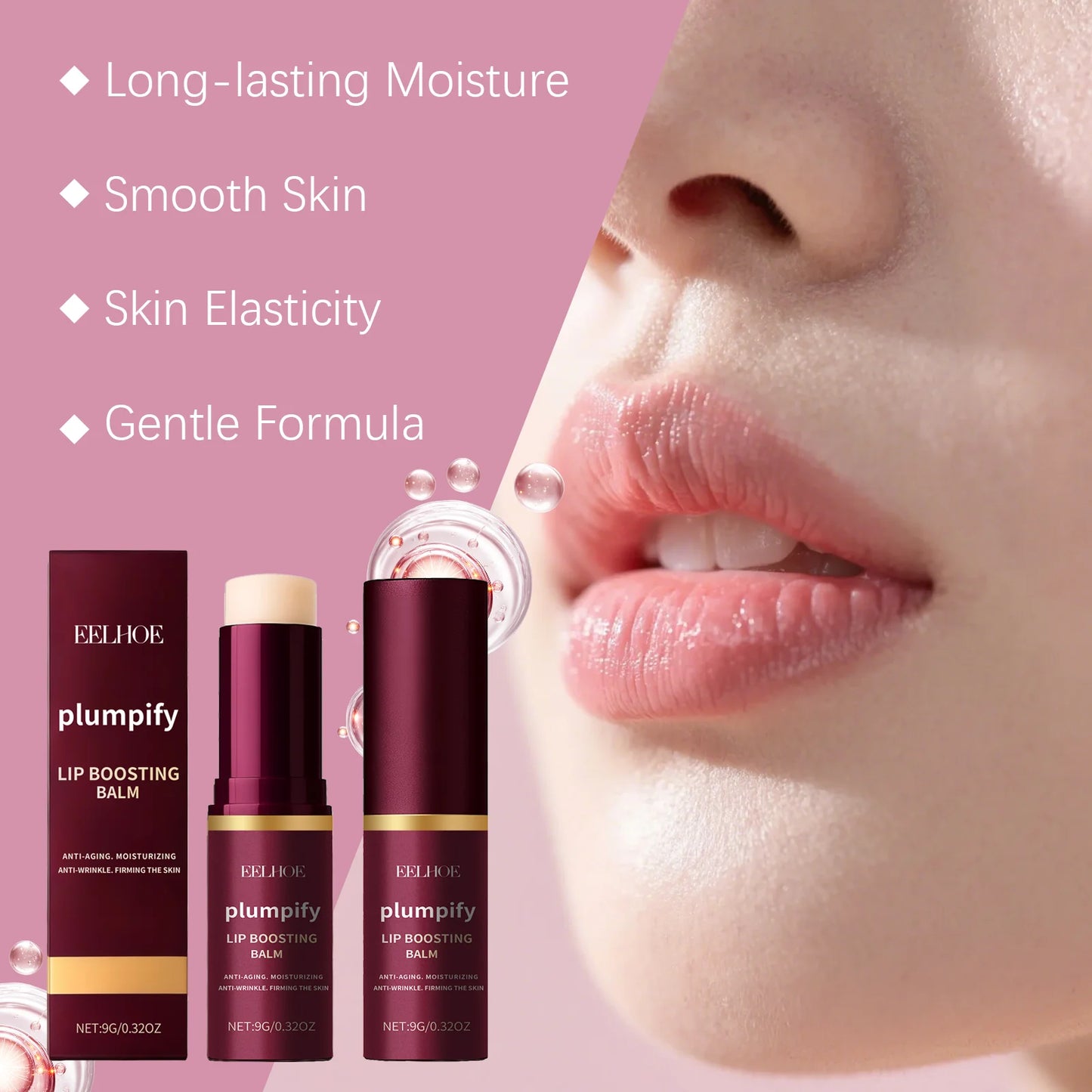 Plumpify Lip Boosting Balm | Collagen, Shea & Vitamin E