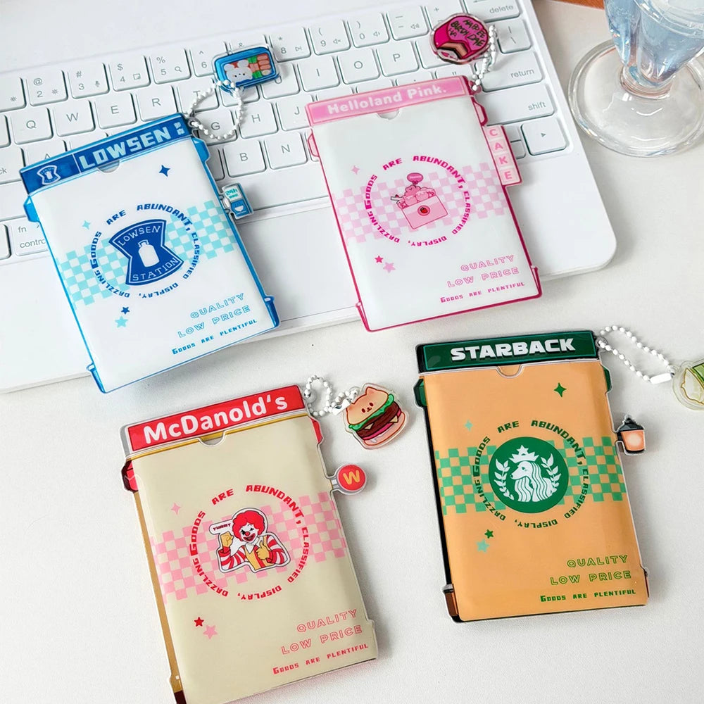 PVC Card Holder 3-inch Small Polaroid Storage Cover ID Protection