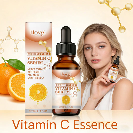 Vitamin C Serum for Face Brightening Skin Tone Improve Dullness Reduce Melanin Moisturizing Nourishing Whitening Essence Peaceful Pleasures Health and Wellness