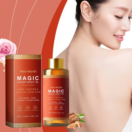 WEST MONTH Firming Body Oil – Lifting, Brightening & Hydrating Firming Body Oil Oasis Select