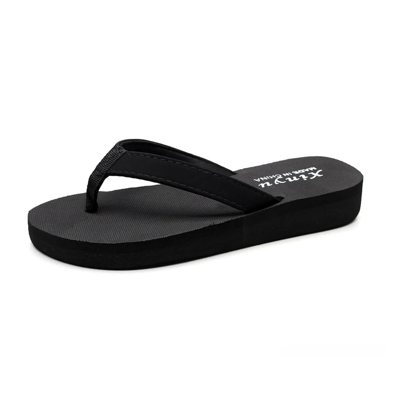 Women's Summer Beach Flip Flops – Flat Casual Sandal Slides