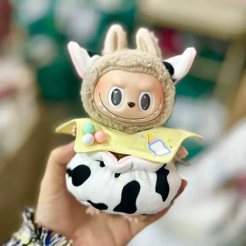 Mini Plush Doll Clothes – Labubu V1 V2 Climbing Suit Outfit