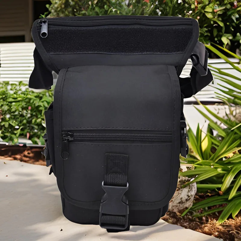 Tactical Thigh Bag | Multi-Pocket MOLLE EDC Leg Pack Tactical Thigh Pack Peaceful Pleasures Health and Wellness black