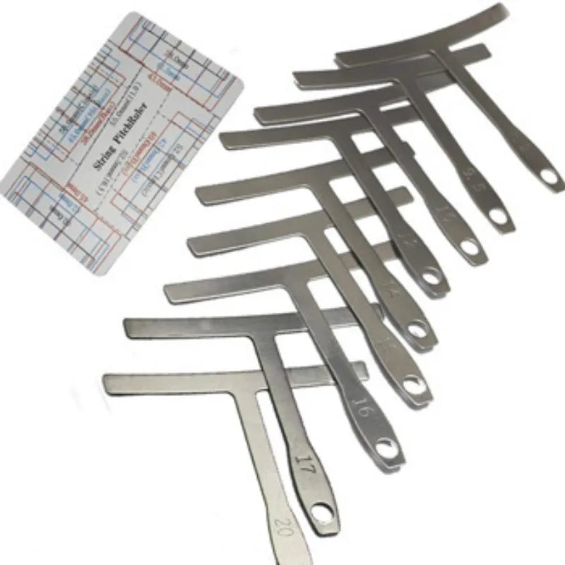 Wholesale Guitar Measuring Ruler T-shaped Arc String Distance Leveling
