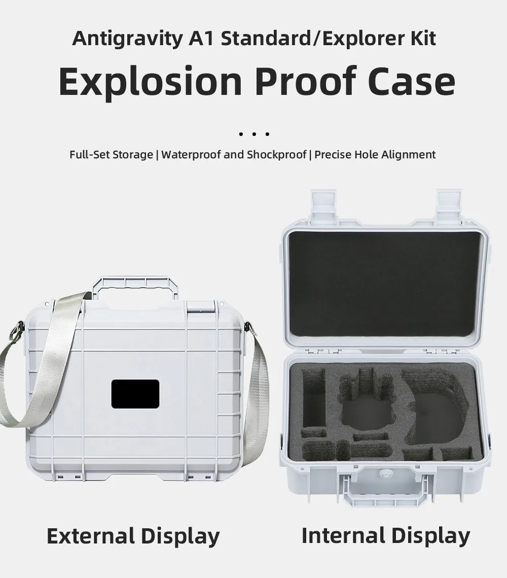 Anti-Compression Explosion-Proof Case Storage Box Hard-Shell Storage Case For Antigravity A1 Perfect To Organize Your Machine Peaceful Pleasures Health and Wellness
