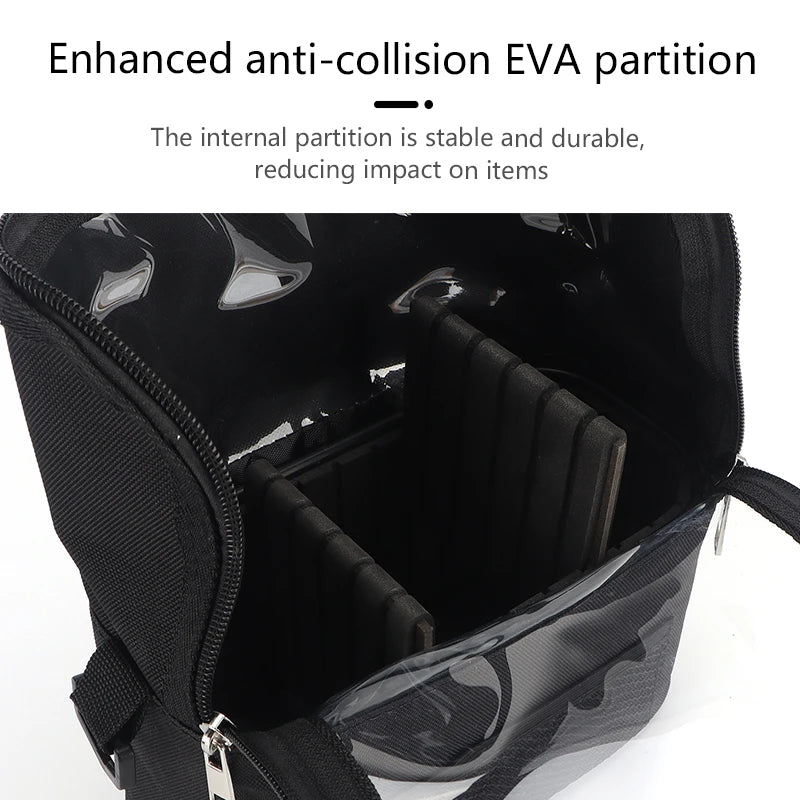 PVC Transparent Makeup Bag Large Capacity Waterproof Travel Toolbag Portable Barber Beauty Cosmetics Tools Storage Case Supplies Peaceful Pleasures Health and Wellness