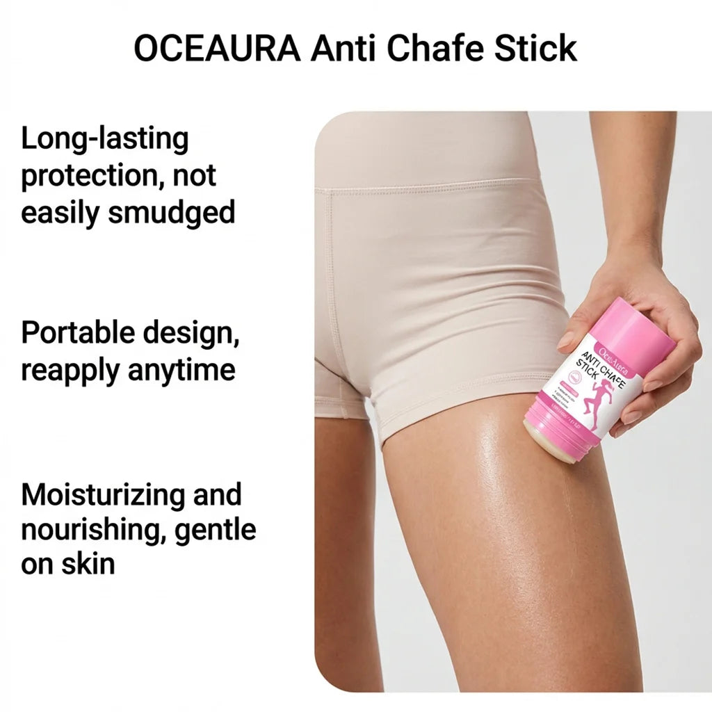 OceAura Anti-Chafe Stick | Moisturizing Skin Friction Shield 40g