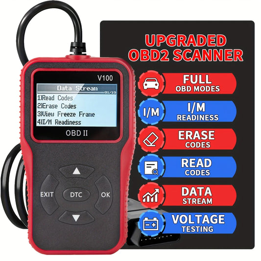 OBD2 Scanner – Engine Fault Code Reader for All Cars Since 1996 Peaceful Pleasures Health and Wellness black