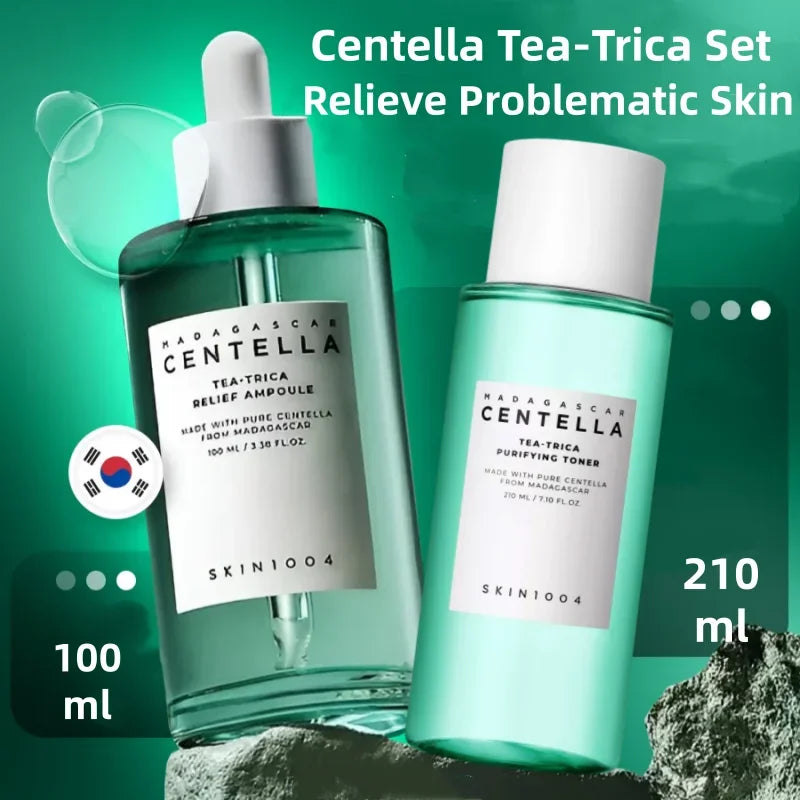 SKIN1004 Centella Tea-Trica Oil Control Toner & Acne Serum Peaceful Pleasures Health and Wellness
