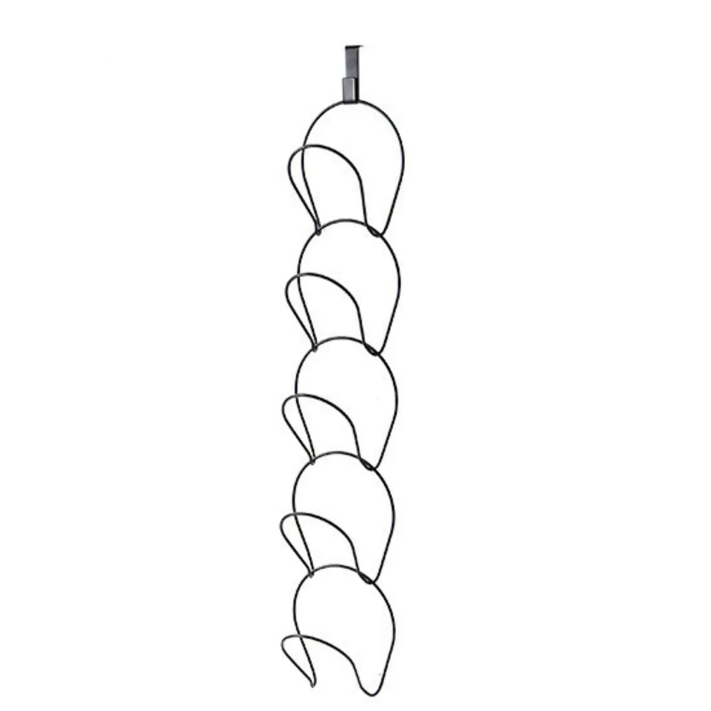 Over Door Hat Rack – 5 Hook Organizer for Hats & Bags