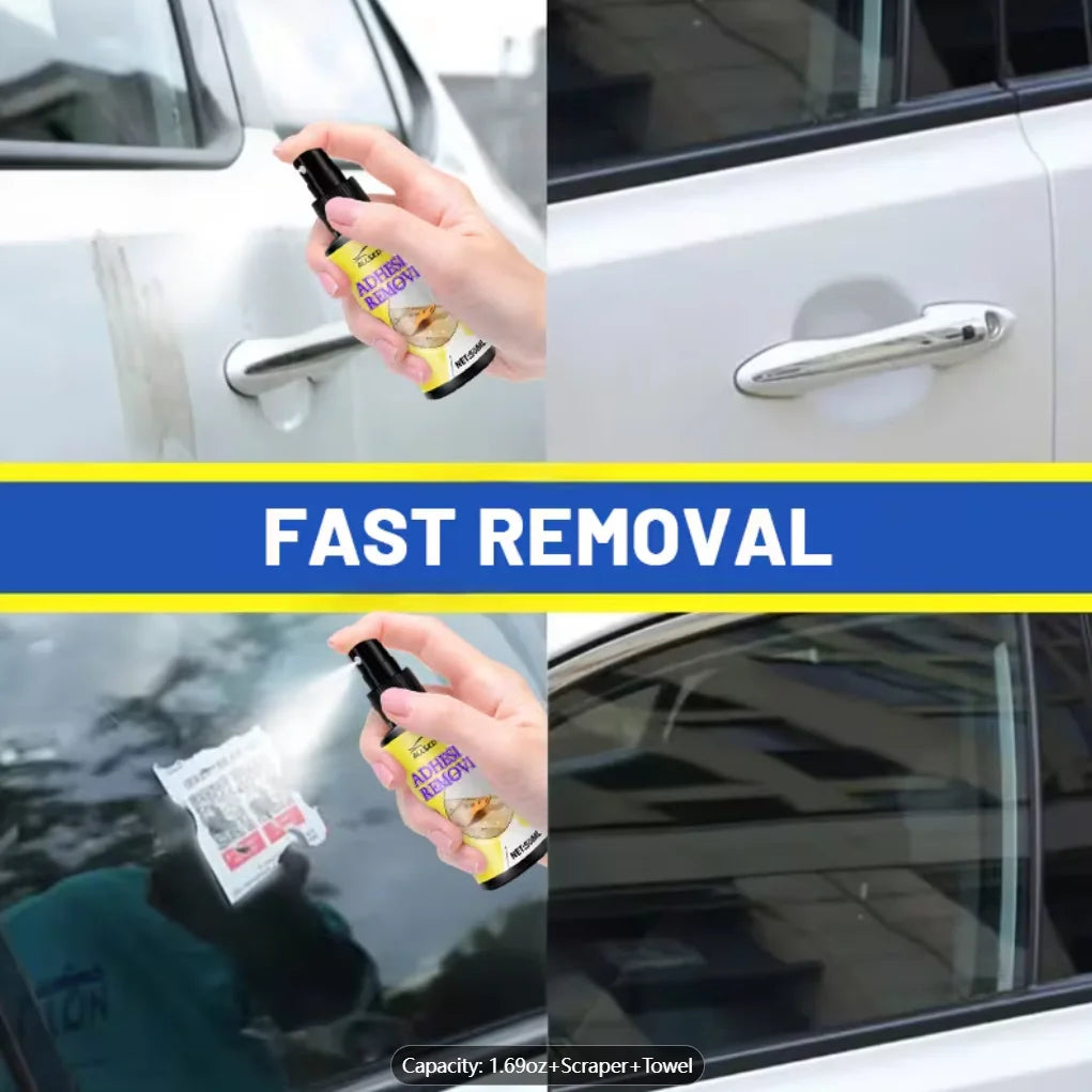 Adhesive & Sticker Remover Spray 50ml – Safe for Car & Glass