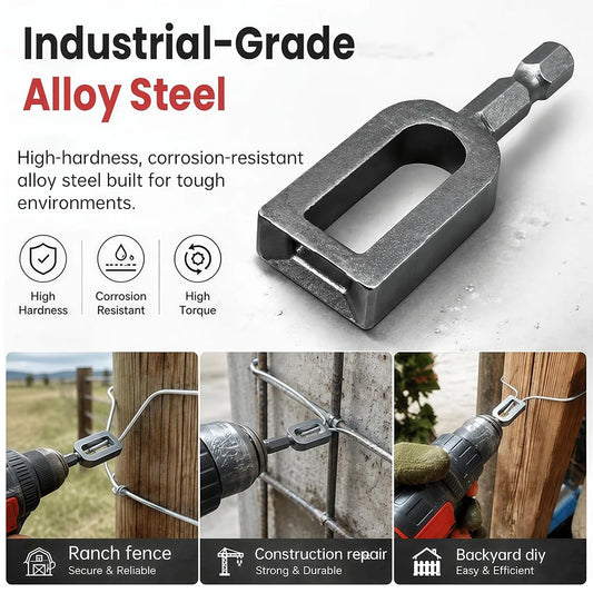 Semi-Automatic Wire Twisting Tool,Concrete Metal Wire Twisting Pullers,Professional Versatile Home DIY Renovation Projects Peaceful Pleasures Health and Wellness