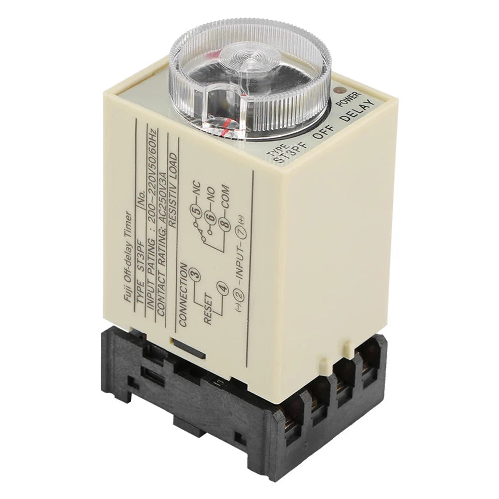 Delay Timer Relay Time Relay Mutiple Use High Precision for Remote Control Communication for Automatic Control Mechatronics Peaceful Pleasures Health and Wellness