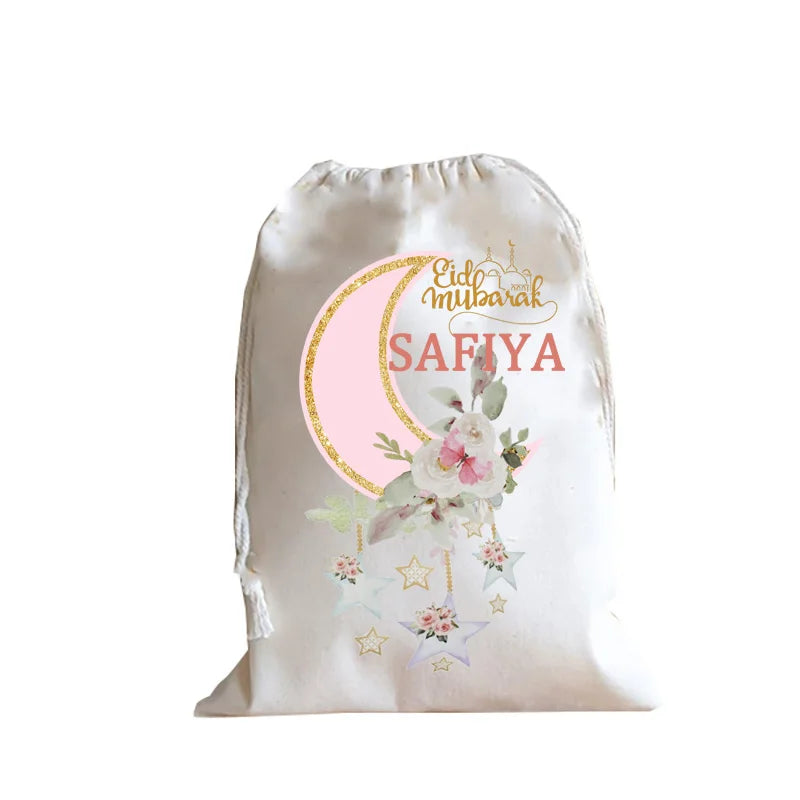 Personalised Ramadan Eid Gift Sack | Moon Mosque Muslim Bag