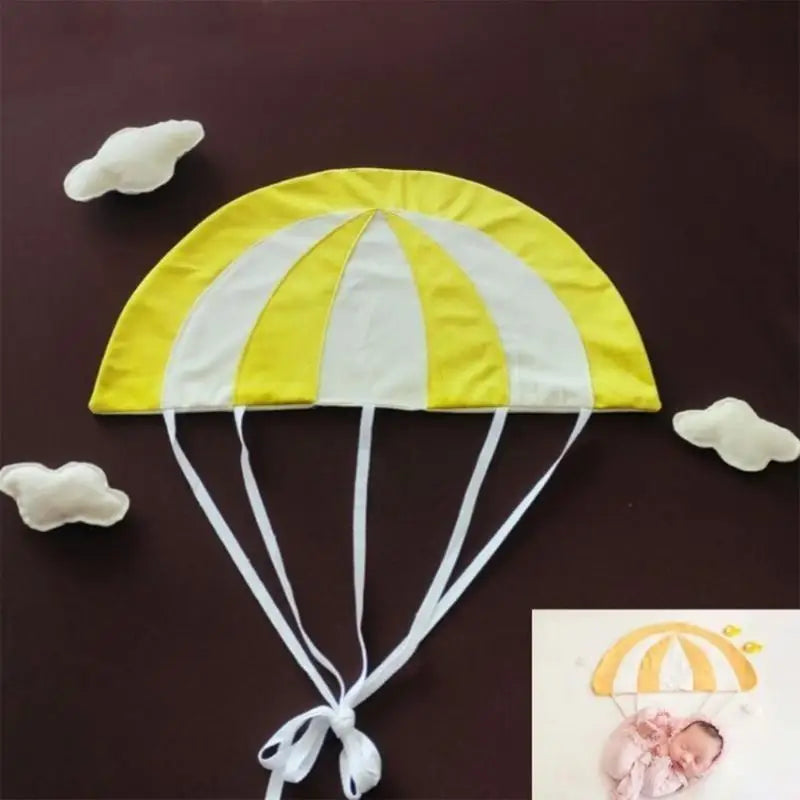 Newborn Cloud Parachute Photo Props Set | Baby Shower Gift