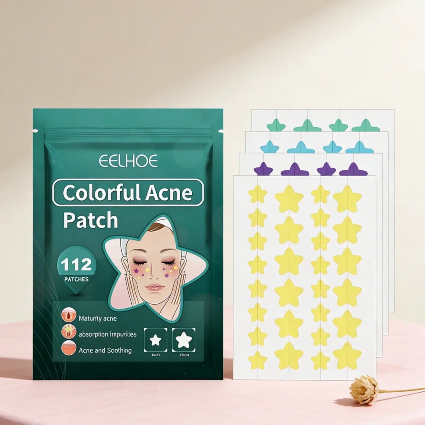 EELHOE Star Acne Patches – 112 Tea Tree Pimple Patches