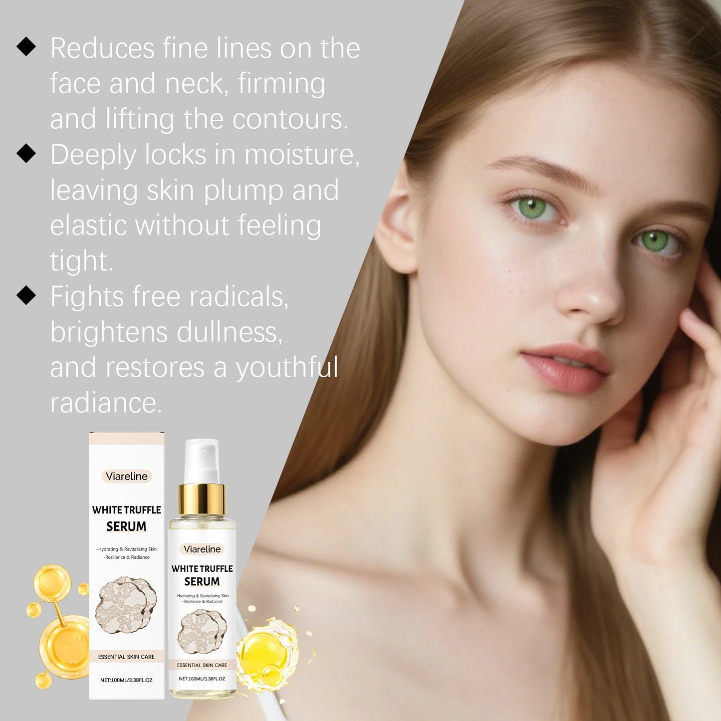 Viareline Face & Neck Firming Spray – Anti-Aging Moisturizer