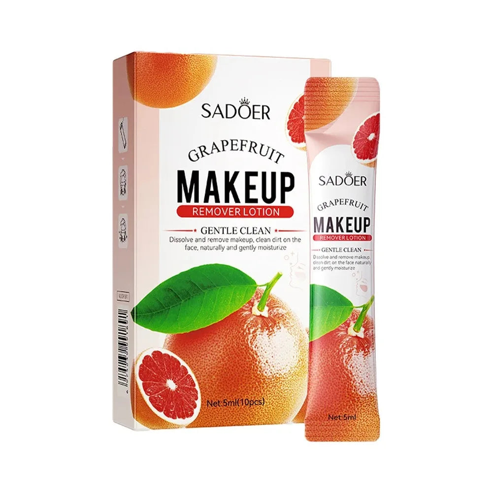 Sadoer Grapefruit Makeup Remover – Gentle Cleansing 10x5ml