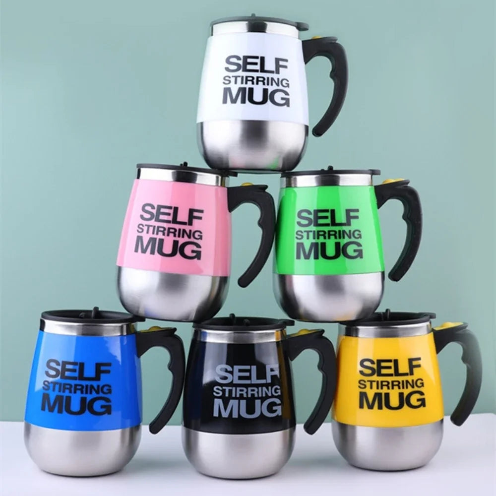 Self-Stirring Coffee Mug | 304 Stainless Steel Magnetic Cup