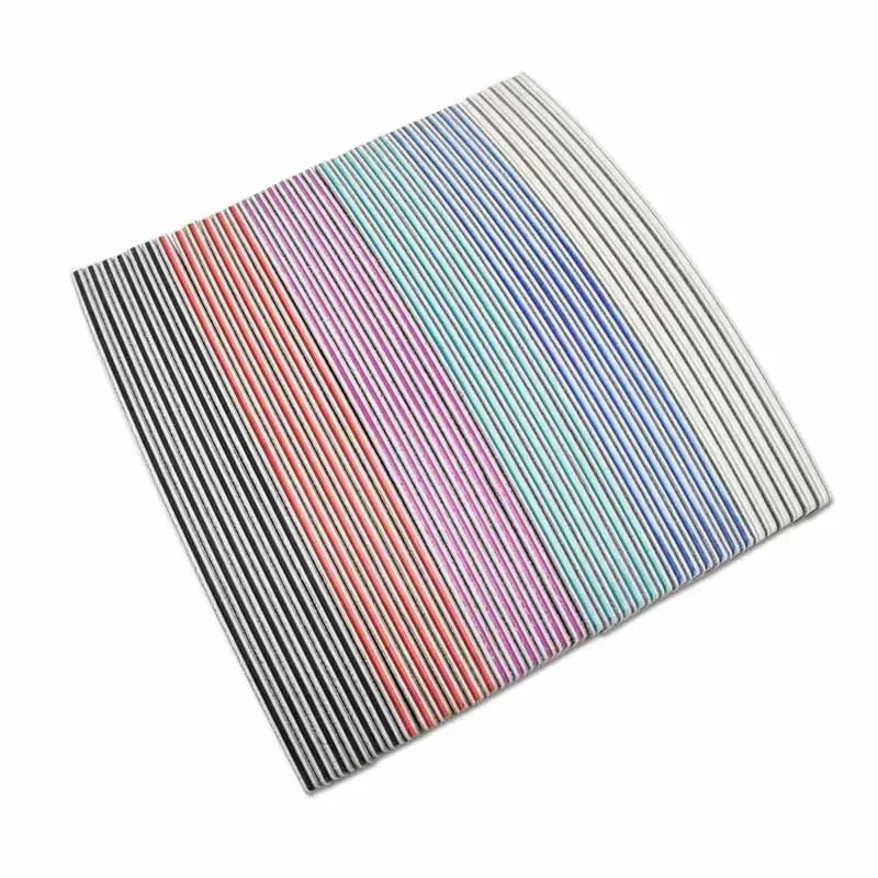 3/5/10Pcs Professional Nail File Sandpaper Strong Thick Nail Files Buffer For Manicure Sanding Half Moon Lime Nail Tools 100/180 Peaceful Pleasures Health and Wellness