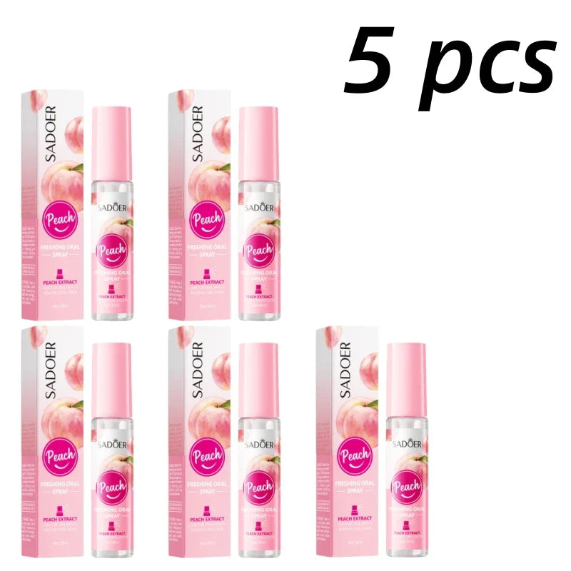 Mint & Peach Fresh Breath Mouth Spray – Oral Freshener