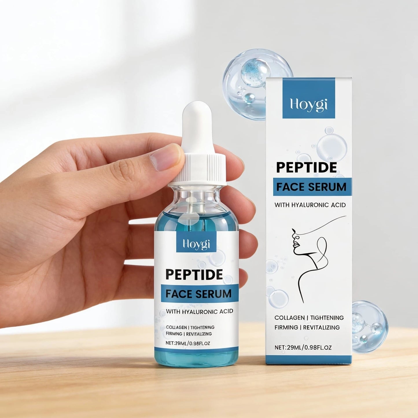 Korean Copper Peptide Serum – Hyaluronic Acid & Collagen 29ml