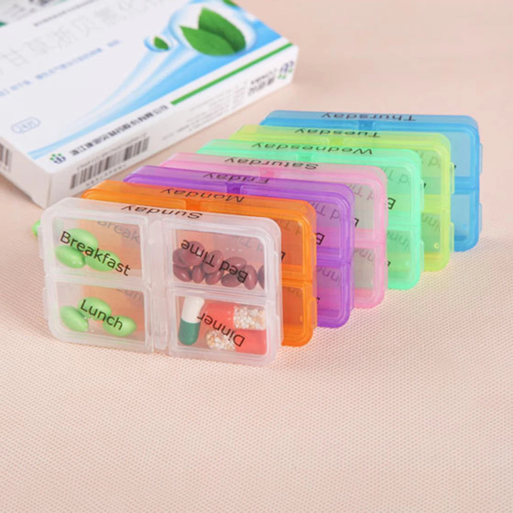 28 Compartment Plastic Medicine Box Drawer Style Organizer for Home Health Care Storage medicine organizer shelf Peaceful Pleasures Health and Wellness